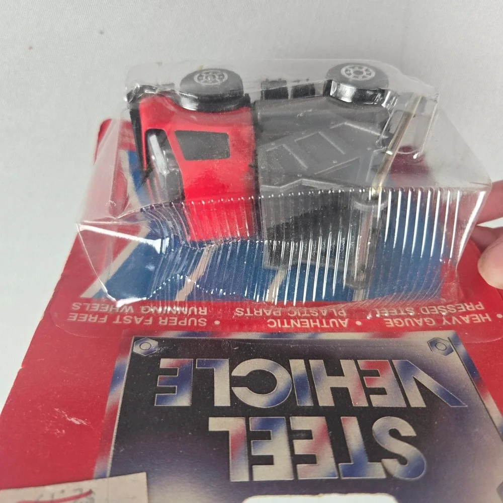Steel Vehicle Scrap-Ladle Truck Red New Vintage Diecast Construction Hong Kong